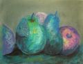 poires bleues - Natures mortes